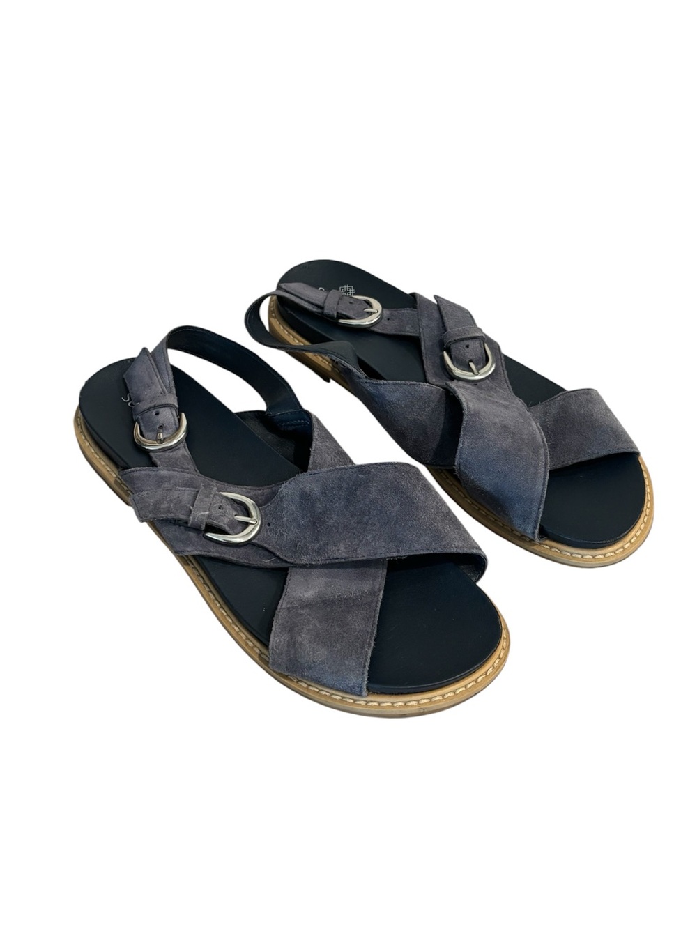 Women’s Susina Blue Genuine Leather (Suede) Sandals